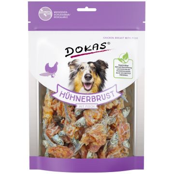 Dokas Dog Snack Hühnerbrust mit Fisch 220g