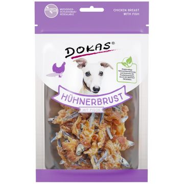 Dokas Dog Snack Hühnerbrust mit Fisch 70g