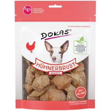 Dokas Dog Snack Hühnerbrust Nuggets gefriergetrocknet 110g