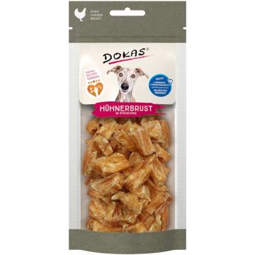 Dokas Dog Snack Hühnerbrust in Stückchen - Tierwohl 50g