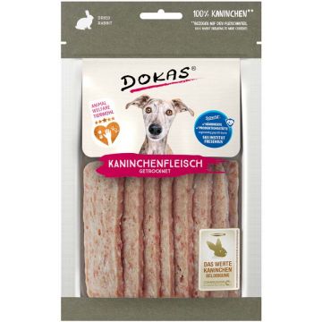 Dokas Dog Snack Kaninchenfleisch getrocknet 70g