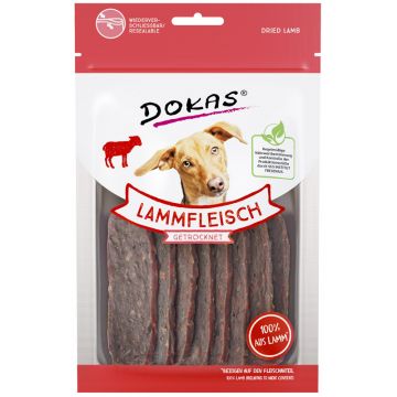 Dokas Dog Snack Lammfleisch getrocknet 70g