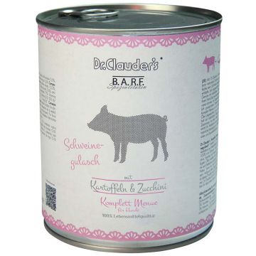 Dr. Clauders B.A.R.F. Schweinegulasch 800g