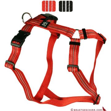 Feltmann Kreuzgeschirr 15mm/35-50cm mit REFLEXBAND