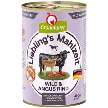 Granatapet Lieblingsmahlzeit Wild und Angus Rind