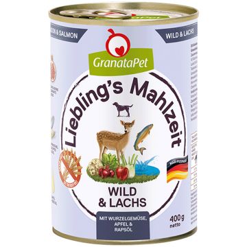Granatapet Lieblingsmahlzeit Wild und Lachs