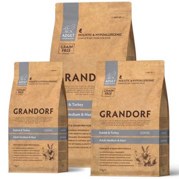 Grandorf Adult Medium-Maxi Kaninchen und Pute