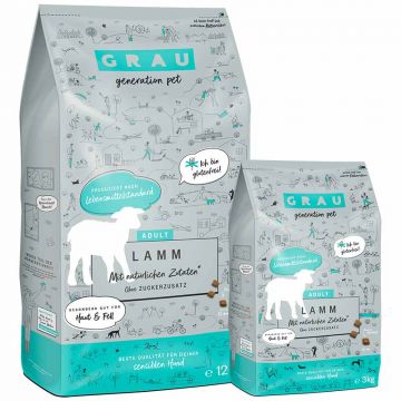 Grau Hund Adult Lamm