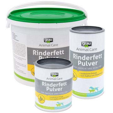 Grau Rinderfettpulver