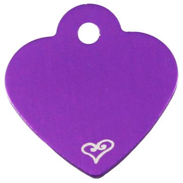 Herz Klein Lila mit Motiv Herz