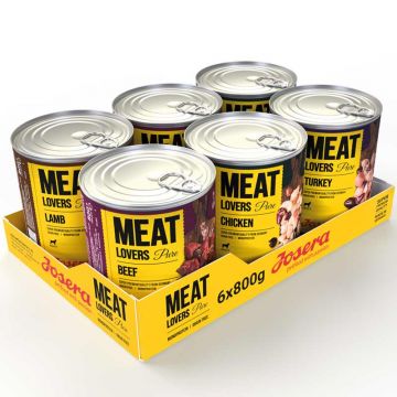 Josera Meat Lovers Pure Multipack 6x800g