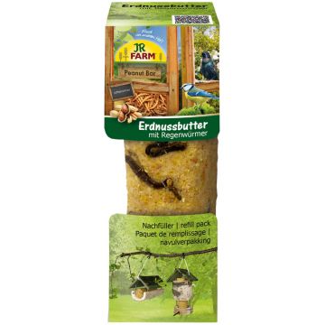 JR Farm Garden Peanut Bar Erdnussbutter mit Regenwürmer 350g