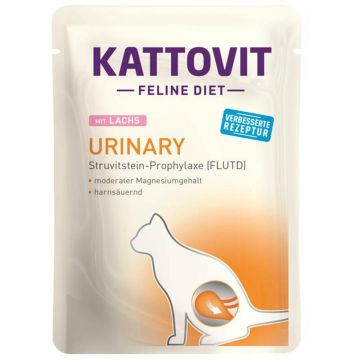 Kattovit Pouch Urinary mit Lachs 85g