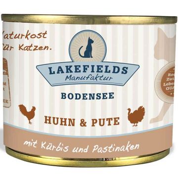 Lakefields Katze Dosenfleisch-Menü Huhn und Pute 200g