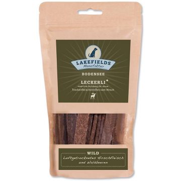 Lakefields Trockenfleischstreifen Hirsch 150g
