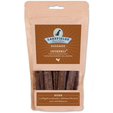 Lakefields Trockenfleischstreifen Landhuhn 150g