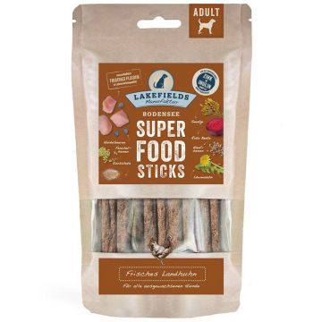 Lakefields SUPERFOOD Premium Sticks Landhuhn 130g