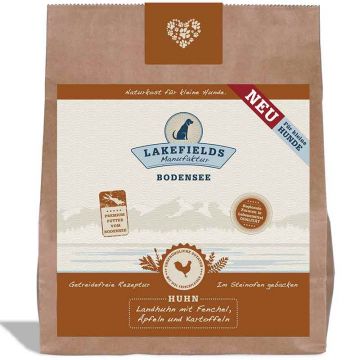 Lakefields Trockenfleisch-Menü kleine Hunde Huhn 1 kg