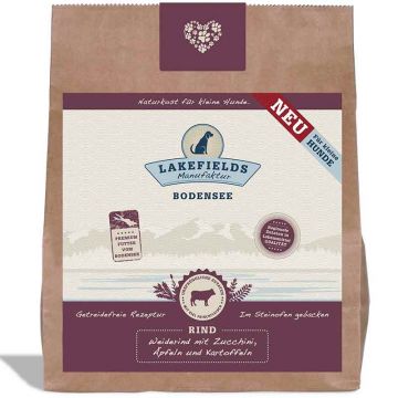 Lakefields Trockenfleisch-Menü kleine Hunde Rind 1 kg