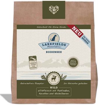Lakefields Trockenfleisch-Menü kleine Hunde Wild 1 kg