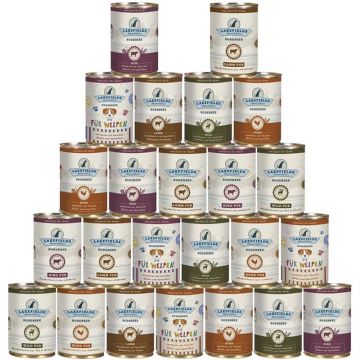 Lakefields Nassfutter Hund Vorteilspack 24 x 400g
