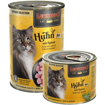 Leonardo Dose Huhn pur mit Spinat