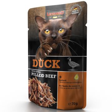 Leonardo Pouch Duck + extra pulled Beef 70g