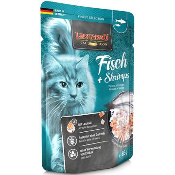 Leonardo Pouch Fisch + Shrimps 85g