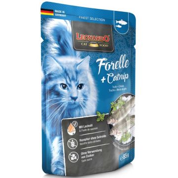 Leonardo Pouch Forelle + Catnip 85g