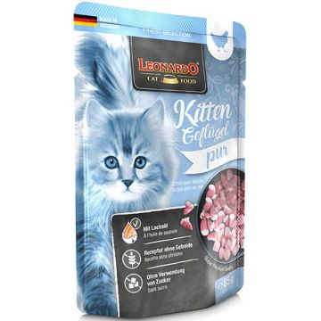 Leonardo Pouch Kitten Geflügel 85g