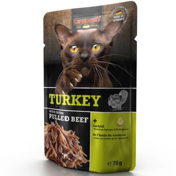 Leonardo Pouch Turkey + extra pulled Beef 70g