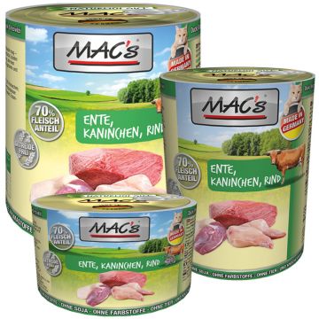 Macs Cat Dose Ente + Kaninchen + Rind