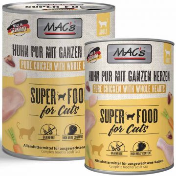 Macs Cat Dose Huhn pur mit ganzen Herzen