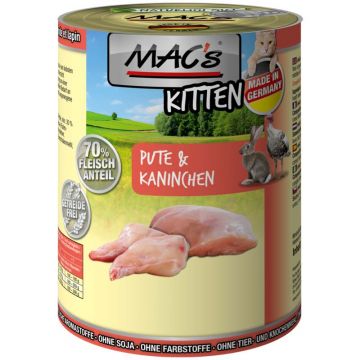 Macs Cat Dose Kitten Pute und Kaninchen