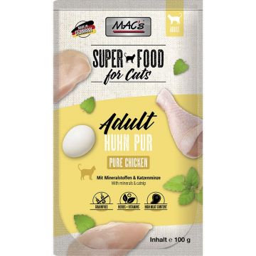 Macs Cat Pouch Huhn pur 100g