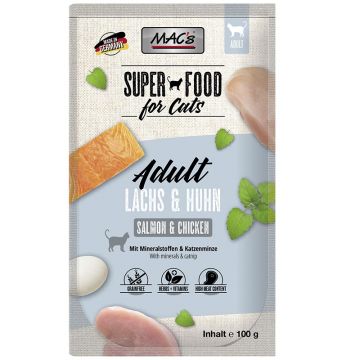 Macs Cat Pouch Lachs + Huhn 100g