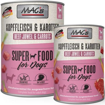 Macs Dog Kopffleisch und Karotten