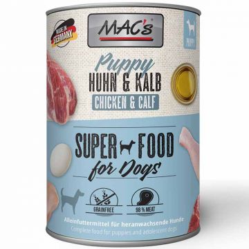 Macs Dog Puppy Huhn und Kalb