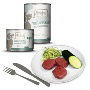 MjAMjAM Dog Dose vorzügliches Kalb mit Zucchini