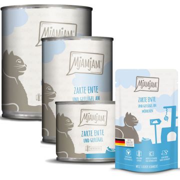 MjAMjAM Zarte Ente + Geflügel an leckeren Möhrchen