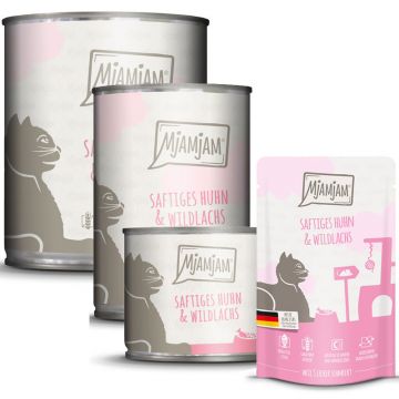 MjAMjAM Saftiges Huhn und Wildlachs