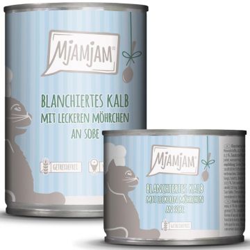 MjAMjAM Dose blanchiertes Kalb + Möhrchen an Soße