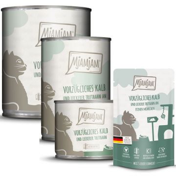 MjAMjAM Vorzügliches Kalb + Truthahn an leckeren Möhrchen