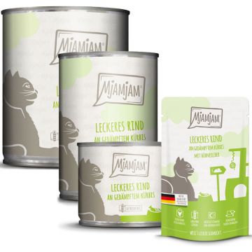 MjAMjAM Leckeres Rind an gedämpftem Kürbis
