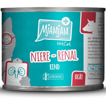 MjAMjAM VetCat - Diät - Niere - Renal - Rind 200g