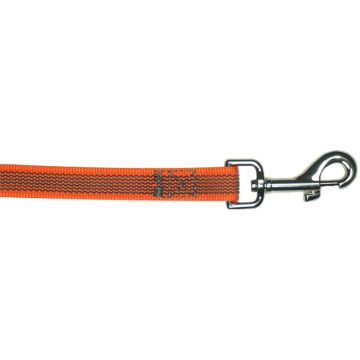 Petlando Gummierte Schleppleine, orange