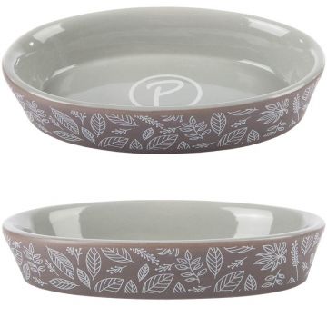 Petlando Katzennapf Leaf, 275 ml, taupe