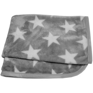 Petlando Kuscheldecke Stars, grau
