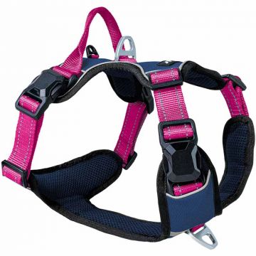 Petlando Magnetech Geschirr, navy/fuchsia