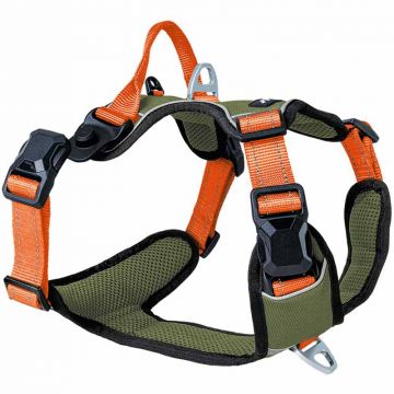 Petlando Magnetech Geschirr, olive/orange